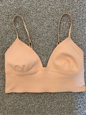 We The Free Peach Longline Bralette